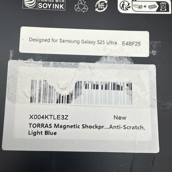 TORRAS Magnetic Shockproof Case for Samsung Galaxy S25 UltraCase Light Blue READ - Picture 14 of 14